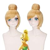 Halloween Fashion Christmas Party Dress Up Wig Cos Wig Disney Princess Wonderful Fairy Tinkerbell Cos Styling Anime Wig 386