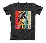 November 2005 Birthday Girl Messy Bun Happy Birthday to Me T-Shirt Sweatshirt Hoodie Tank Top for Men W
