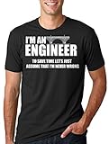 Silk Road Tees Witzige Männer-Ingenieur-T-Shirt Engineering Dienstleistungen Cool T-Shirt Small Hellb
