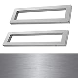 Wandkonsole Träger Waschtisch Platte Unterbau Edelstahl Gebürstet 300x150x30 mm WK30EGB 2 er Pack