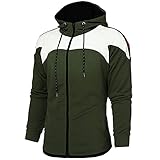 Hirolan Herren Sports Suit Jogginganzug MäNnertrainingsanzug Hose Mit Farblich Abgesetzten Taschen Freizeitanzug Fitness Sportanzug Trainingsanzug Sweatshirt Jogging Anzug Modell lauschig