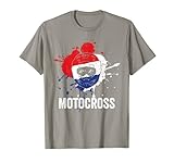 Dirt Bike Helm mit niederländischer Flagge, Motocross T-S