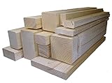 10 Stück Rahmenholz gehobelt unbehandelt Fichte Breite/Höhe/Länge 19mm x 44mm x 2000mm 1,62€/Lfm Latten Kantholz Zaun Garten Holz Brett Balken Leiste Carp