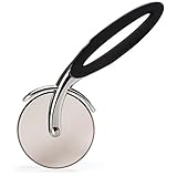 Blumtal Pizzaschneider aus Edelstahl, Pizzaroller - Pizza Cutter, Pizzamesser mit edlem Fing