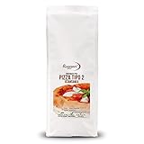Ruggeri italienisches Instant Pizzamehl Backmischung Typ2 fertig in 5 Minuten mit Muttersauerteig aus Hartweizen 2x500g