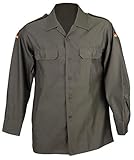 A. Blöchel Original langärmliges Feldhemd der Deutschen Bundeswehr iSecurityhemd Farbe Steingrau-Oliv Größen 1-7 (4 (41/42))