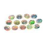 Natural White Welo Feuer Ethiopian opal AAA-Qualität 7X5 mm ovale Form facettiert kalibrierte Größe loser Edelstein|Natur Ethiopian Welo opal|Ethiopian Welo|Feuersteine ??für Schmuck