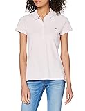 Tommy Hilfiger Damen Heritage Slim Fit Poloshirt, Rosa (Cradle Pink 888), L