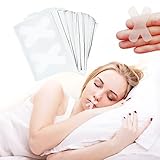 Hioph Anti Schnarch Pflaster, Schlafstreifen Mundband Mouth Tape, Nasenatmung Sleep schnarchschiene Schlaf Mund Klebeband Anti Snoring Weniger Mundatmung und Verbessertes Schlafen Bei Nacht, 60 Stk