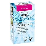 Kreul 98537 - Batik-Textilfarbe The real Pink, 70 g, Farbpulver zum Batiken und Färben von Tex