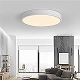 GDFGTH Modern LED Deckenleuchte Rund Ultra Dünn Deckenlampe Kreative Macaron Farbe Acryl Design Lampe Einfachheit Beleuchtung für Keller, Küche, Wohnzimmer, Schlafzimmer, Büro, Flur, B