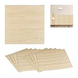 10 x Wandpaneele, selbstklebend, zuschneidbar, 3D Paneele, Wandverkleidung Holzoptik, PE, 70x70 cm, Klebepaneele,