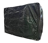 Kronenburg Schutzhülle Hollywoodschaukel Abdeckhaube 3-4 Sitzer wasserdicht - Abdeckplane Gartenschaukel, Grün, 150 x 210 x 150 cm - weitere Abdeckungen für Gartenmöbel wählb