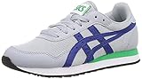 ASICS Unisex Tiger Runner Straßen-Laufschuh, Grey/Blue, 39.5 EU