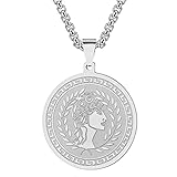 Antike griechische Göttin Hera Halskette Frauen Mädchen, die Göttin der Frauen Ehe Familie und Geburt Amulett Anhänger Schmuck