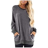 airycloth Damen Oberteile dünne Sommer blusen westchili Pullover Damen l?ssige naht gestreifte Rundhals-top-m?dchen Mode t-Shirt New Yorker online Shop Hemd Damen schw