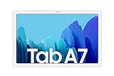 Samsung Galaxy Tab A7, Android Tablet, WiFi, 7.040 mAh Akku, 10,4 Zoll TFT Display, vier Lautsprecher, 32 GB/3 GB RAM, Tablet in Silb