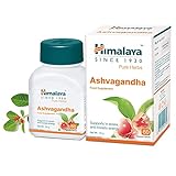 HIMALAYA HERBALS Ashwagandha | Natürliches Ergänzungsmittel gegen Stress und Angst, Veganische Kapseln - 60 Stück (Ashwagandha-1 Pack)