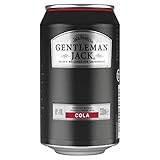 Jack Daniel's Gentleman Jack & Cola, 12 x 0,33L, 10% Volume, Extra Mild Tennessee Whiskey mit C