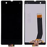 WeDone kompatibel mit Sony Xperia Z L36 L36i C6603 C6602 LCD Display Touchscreen Digitizer Glas Assembly Ersatzteile + Werkzeuge (schwarz)