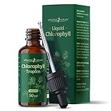 effective nature - Liquid Chlorophyll aus Alfalfa - 50 ml - Ohne Konservierungsstoffe - Besonders Natürliches, Flüssiges Chlorophyll - Hergestellt in D