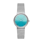 Skagen Damen Analog Quartz Uhr mit Stainless Steel Armband SKW2983