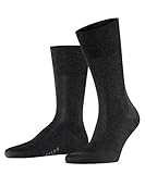 FALKE Herren Socken Tiago, Baumwolle, 1 Paar, Grau (Anthracite Melange 3190), 43-44 (UK 8.5-9.5 Ι US 9.5-10.5)