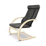 Medisana RC 410 Relaxsessel mit Shiatsu-Massagefunktion, Massagestuhl mit Wärmefunktion, Spotmassage, Swing-Sessel mit Wohlfühlfak