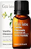 Gya Labs Vanille Ätherisches Öl für Entspannung - Reine Ätherisches Öl Vanilla Parfüm für Haut - 100 Naturreine Ätherische Öle Vanille Öl für Diffuser Aromatherapie, Aromaöl und Duftöl - 10