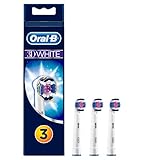 Oral-B 3DWhite Aufsteckbürsten, für eine natürliche Aufhellung der Zähne, 3 Stück