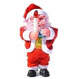 JTLB Tanzender Weihnachtsmann mit Musik Kinder elektrisch Spielzeug lustig singende und tanzende weihnachtsfiguren Dek