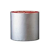 VERDELZ Super wasserdichtes Klebeband Aluminium-Butylkautschuk-Reparaturfolienband für Dachleck, Oberflächenriss, Fensterbankspalt, Rohrbruch, Abdichtung usw