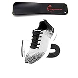 bowling-exclusive Bowlingschuhe ProBowl Taktika Black/White inkl Schuhanzieher (Numeric_40)