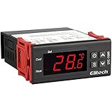 Elitech Temperaturregler Allzweck-Thermostat Temperaturkalibrierung mit Temperaturfühler Sonde STC-1000