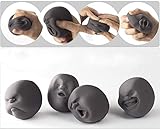 EQLEF® Anti stress spielzeug Lustige Neuheit-Geschenk der japanischen Gadgets Silikon Vent menschliches Gesichts-Kugel Anti-Stress-Scented Caomaru Toy Geek Gadget Vent Spielzeug 1p