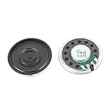 sourcing map 2Stück 1/2W 0,5 W 16Ohm 36mm rund innerer Magnet Elektronik Lautsprecher Trump