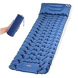 ZPDD Camping Schlafmatte Selbstaufblasbare Matratze im Zelt Campingbett Ultraleicht Camping Luftmatratze Isomatte W