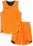 Spalding Kinder Bekleidung teamsport Doubleface Trikot set, 300401006, Mehrfarbig (orange/Schwarz), 140 cm, Gr. 152