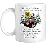 Gib mir den Beat-Kaffeetasse, einzigartige Geschenkidee für Rock- und Roll-Fan, benutzerdefinierte Tasse mit Namen für Männer, Frauen, lustiges Geschenk zum Geburtstag, Weihnachten, einzigartiger p