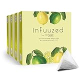 720°DGREE Geschmack für Wasser 'inFuuzed' - Natürlich leckere Getränke für Deine Trinkflasche - Erfrischender kalter Tee - Alternative zu Sirup, Brausetabletten, Limonade - Kein Zucker,