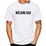 KESYOO Die Walking Dad T- Shirt Vater Kurzarm Tops Tees Männer T- Größe XXXXL (Stil 2)