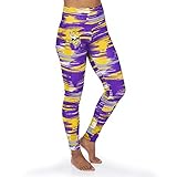 Zubaz NFL Minnesota Vikings Damen Paint Legging, Violett/Gold, XS