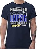 Stadt und City Outfit - Ich komme aus Leipzig - XL - Navy Blau - Leipzig Geschenk - L190 - Tshirt Herren und Männer T-S