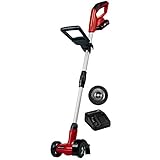 Einhell Akku Fugenreiniger GE-CC 18 Li Set Power X-Change (Lithium Ionen, 18 V, 1200 min-1, Bürstendurchmesser 10 cm, inkl. Stahl- und Nylonbürste, inkl. 2,0 Ah Akku und Ladegerät)