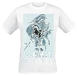 The Legend of Zelda Fighting Männer T-Shirt weiß M 100% Baumwolle Fan-Merch, Gaming,