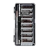 ilabPRO 60-teiliges Präzisions-Schraubendreher-Set mit 56 magnetischen Schraubendreher-Bits, Multi-Tool Magnet-Schraubendreher-Set mit Zubehör für professionelle Elektronik-Rep