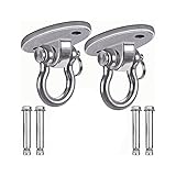 DONGTAISHANGCHENG Schaukelbügel Edelstahl 304 Heavy Duty Swing Bugers Swing Sets 250kg Kapazität für Schaukel und Yoga Hängematten Stuhl Sandsack (Größe: 80 * 40 * 58mm) Deckenhaken Schauk