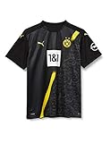 PUMA Herren BVB Away Shirt Replica SS w.Sponsor New T Black, XXL