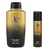 John Player Special BE GOLD Hair & Body Shampoo 500 ml + Deo Spray 150