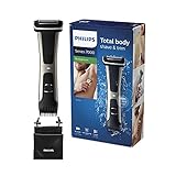 Philips Body Groomer, Serie 7000 Duschfest, ultimativer Trimmer zum Rasieren oder Trimmen überall unterhalb des Halses, kabelgebundene und kabellose Verwendung – BG7025/13